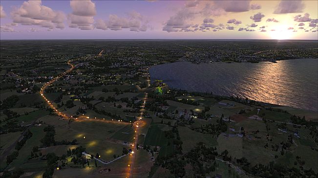 FSX Steam Edition: Night Environment Denmark Add-On
