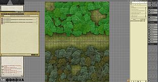 Fantasy Grounds - Pathfinder RPG - Pathfinder Flip-Mat - Classic Woodlands