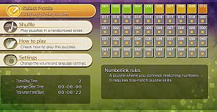 Puzzle by Nikoli W Numberlink