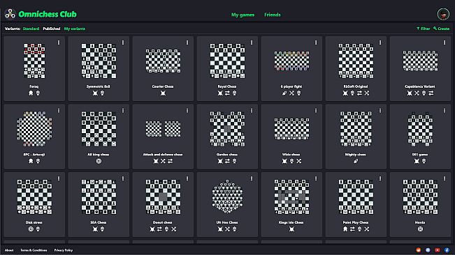 Omnichess: Chess Variants