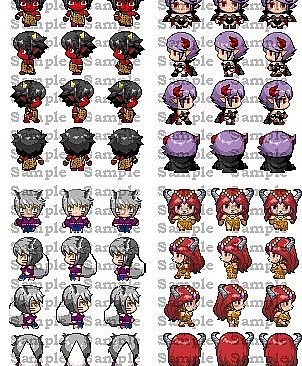 RPG Maker MV - Monster Girl Walking Sprite