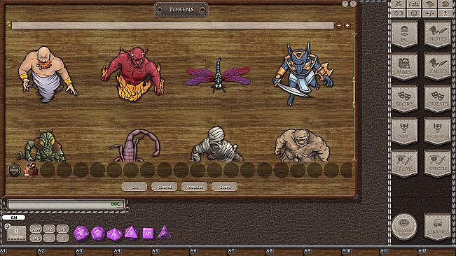 Fantasy Grounds - Jans Token Pack 02 - Desert Creatures