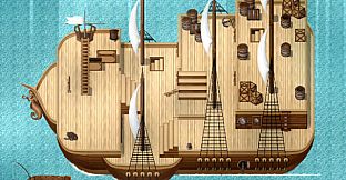 RPG Maker MZ - KR High Seas Ship Tileset Kit