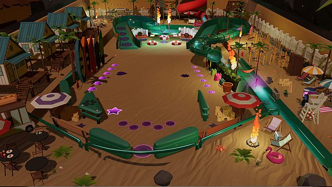 Roxy Raccoon's Pinball Panic - Tropical Treats