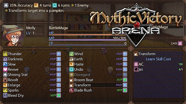 Mythic Victory Arena - Unlock All Skills
