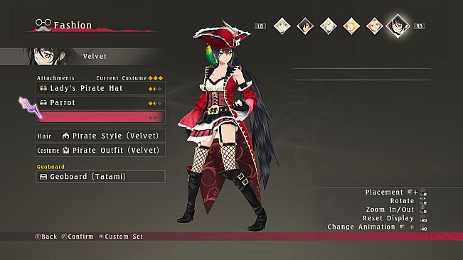 Tales of Berseria - Pirate Costumes Set