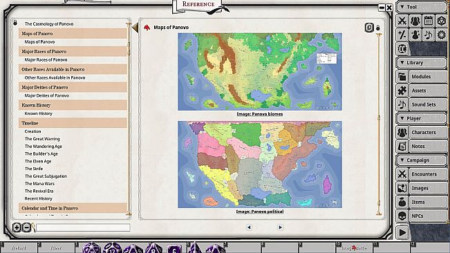 Fantasy Grounds - Panovo Player's Primer