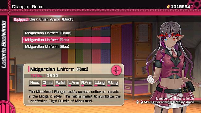 Bullet Girls Phantasia - Costume Set: Midgardian Uniforms