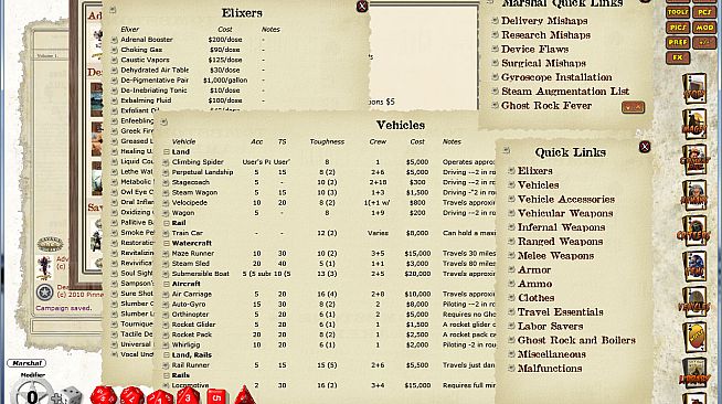 Fantasy Grounds - Deadlands: The 1880 Smith & Robards Catalog