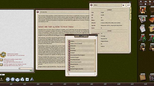 Fantasy Grounds - Monster & Treasure of Airhde (Castles & Crusades)