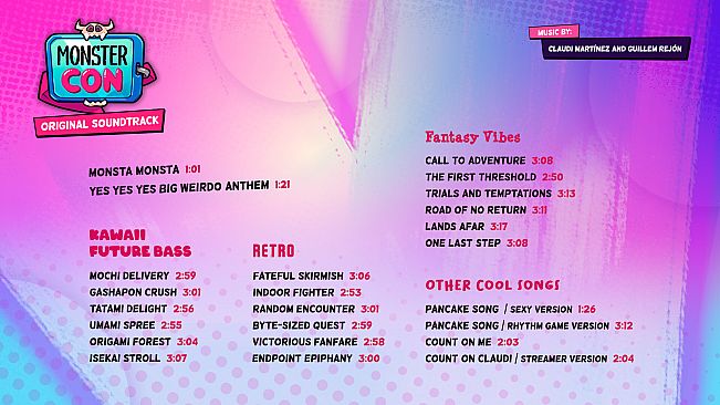 Monster Prom 4: Monster Con Soundtrack