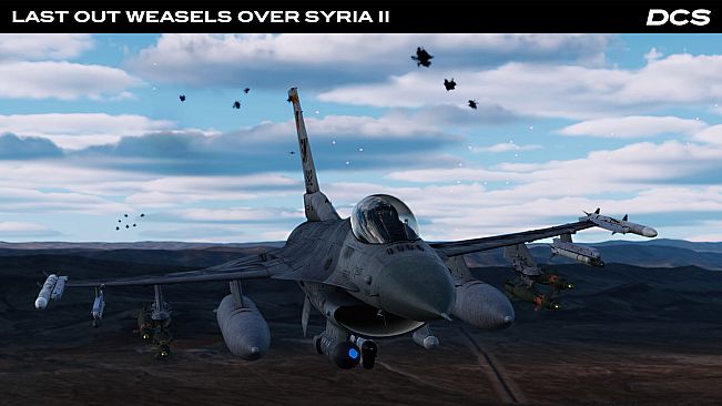 DCS: F-16C Last Out Weasels over Syria II Campaign by Ground Pounder Simulations