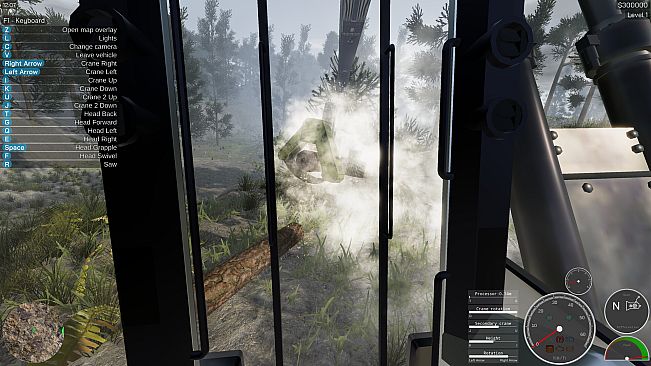 Lumberjack Simulator - Tracked harvester