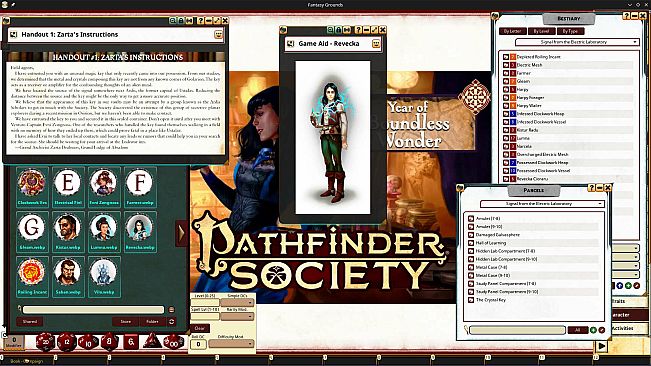 Fantasy Grounds - Pathfinder 2 RPG - Pathfinder Society Scenario 4.06 - Signal from the Electric Laboratory