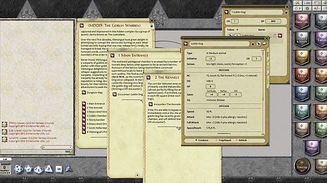 Fantasy Grounds - Mini-Dungeon #019: The Goblin Warren (PFRPG)