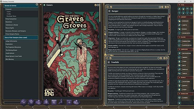 Fantasy Grounds - BIG SWORD: Graves & Groves