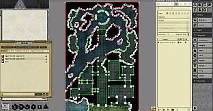 Fantasy Grounds - Pathfinder RPG - Pathfinder Flip-Mat: Bigger Flooded Dungeon