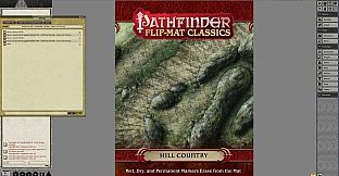 Fantasy Grounds - Pathfinder RPG - Pathfinder Flip-Mat - Classic Hill Country
