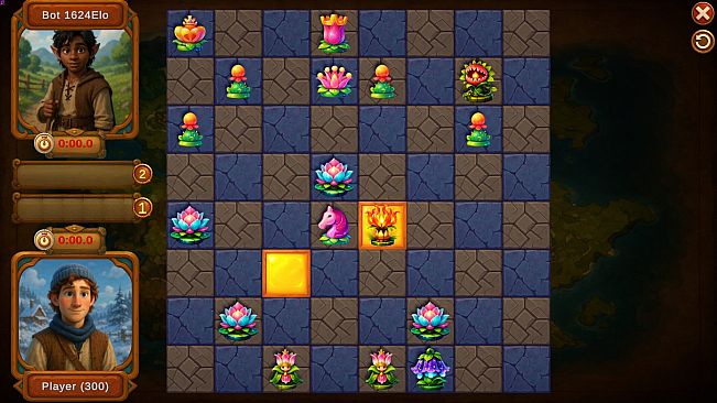 Choc Tactic for Chess Master - Flower Power