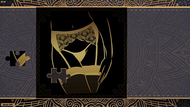 LineArt Jigsaw Puzzle - Erotica 3