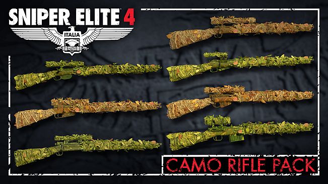 Sniper Elite 4 - Camouflage Rifles Skin Pack