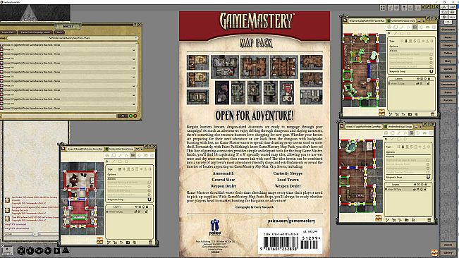 Fantasy Grounds - Pathfinder RPG - GameMastery Map Pack: Shops