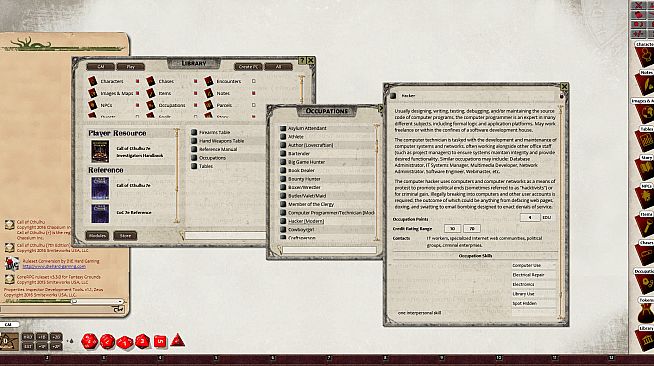 Fantasy Grounds - Investigator Handbook (CoC7E)