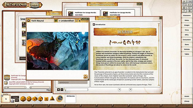 Fantasy Grounds - Pathfinder(R) for Savage Worlds: Rise of the Runelords! Book 5 - Sins of the Saviors