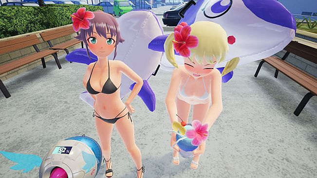 Gal*Gun 2 - Bikini (Black & White)