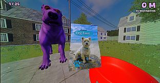 Pepper the Giant Purple Dog