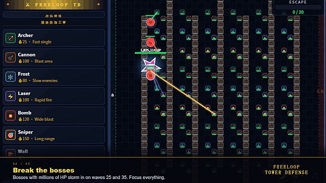 Free Loop Tower Defense 人生是旷野塔防 FLTD