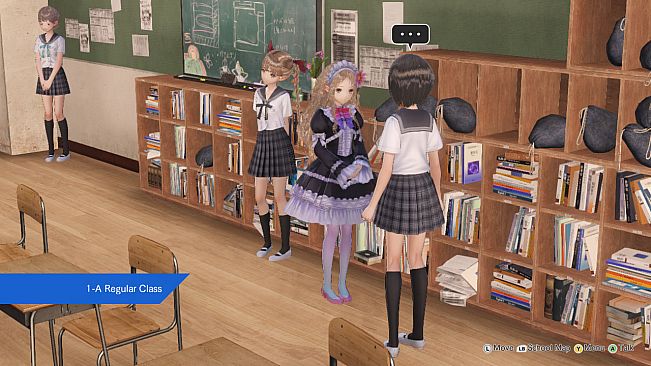 BLUE REFLECTION - Arland Maid Costumes (Lime)