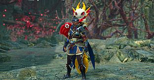 Monster Hunter Rise - "Stuffed Malzeno" Hunter layered weapon (Lance)