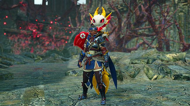 Monster Hunter Rise - "Stuffed Malzeno" Hunter layered weapon (Lance)