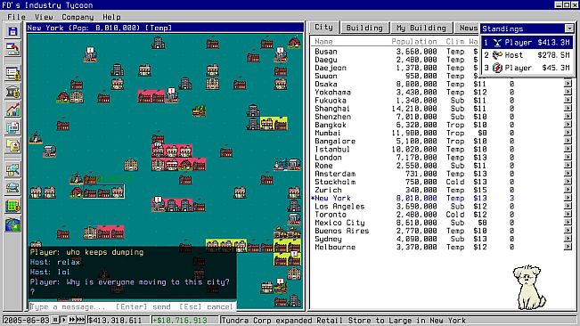 FD's Industry Tycoon