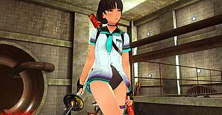 OneeChanbara ORIGIN - Exclusive Saki Costume: Saki's School Swimwear: MM Blue-Green