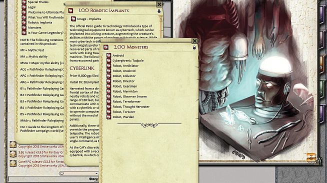 Fantasy Grounds - Mythic Monsters #37: Robots (PFRPG)