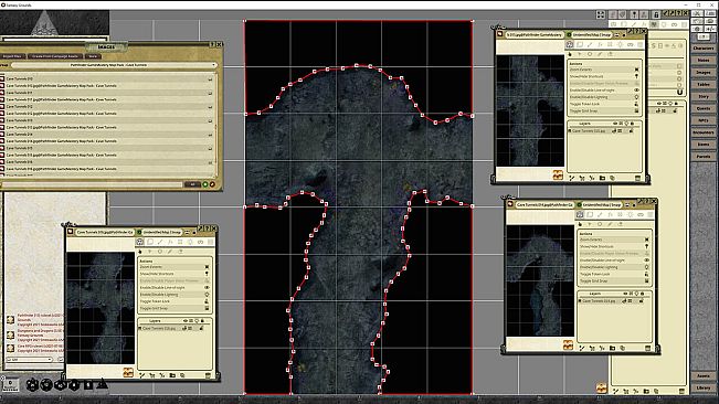 Fantasy Grounds - Pathfinder RPG - GameMastery Map Pack: Cave Tunnels