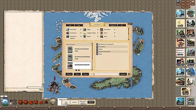 Fantasy Grounds - 50 Fathoms: Fire and Earth