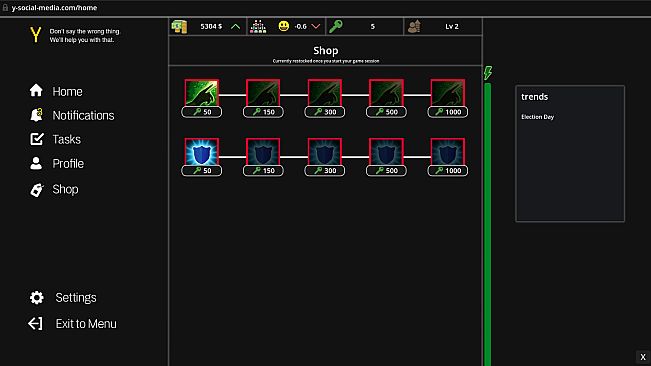 Y: Solo Mod Simulator