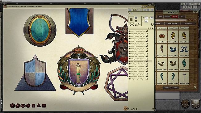 Fantasy Grounds - FG Crests Art Pack