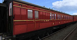 TS Marketplace: Caledonian Railway 65ft Grampian LMS Period 3 Coach Pack