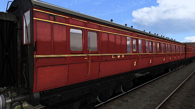 TS Marketplace: Caledonian Railway 65ft Grampian LMS Period 3 Coach Pack