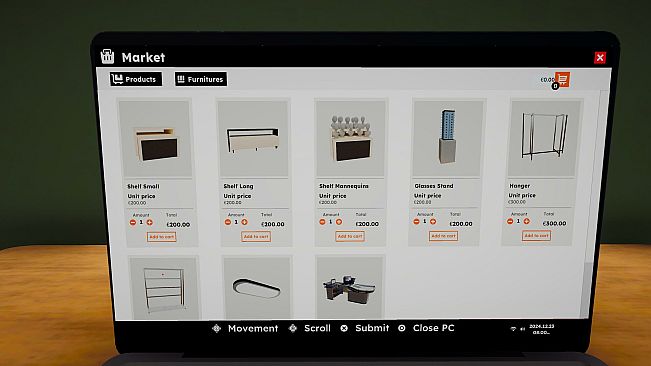 Clothing Supermarket Store Simulator