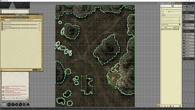Fantasy Grounds - Pathfinder RPG - Pathfinder Flip-Mat - Cavernous Lair