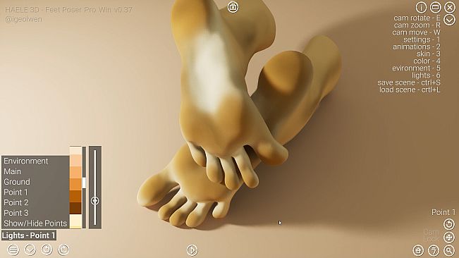 HAELE 3D - Feet Poses Pro - Drawing References