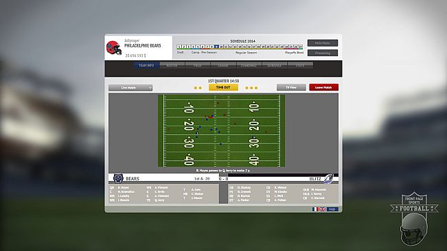 Front Page Sports Football