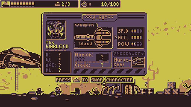 Warlock character for B.I.O.T.A.