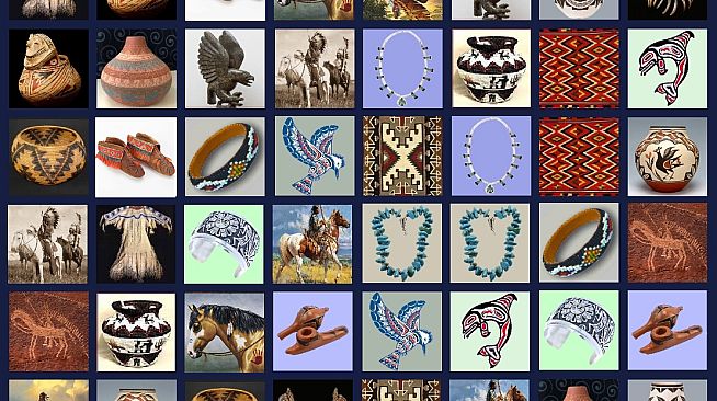 Memory Lost-Pairs - Native Americans (& Gems)