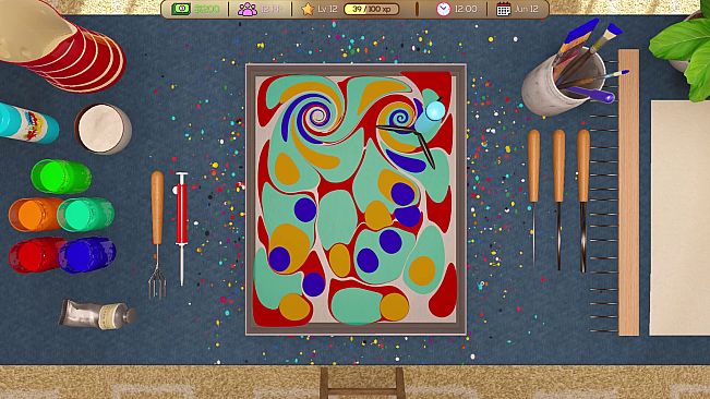 Ebru Artist Simulator